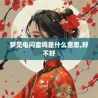 梦见电闪雷鸣是什么意思,好不好