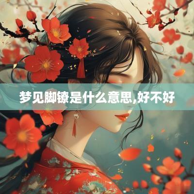 梦见脚镣是什么意思,好不好