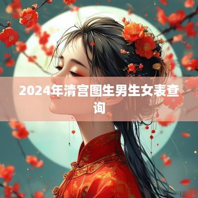 2025年清宫图生男生女表查询