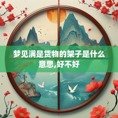 梦见满是货物的架子是什么意思,好不好