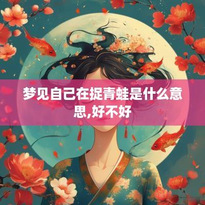 梦见自己在捉青蛙是什么意思,好不好