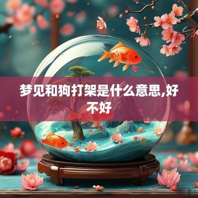 梦见和狗打架是什么意思,好不好
