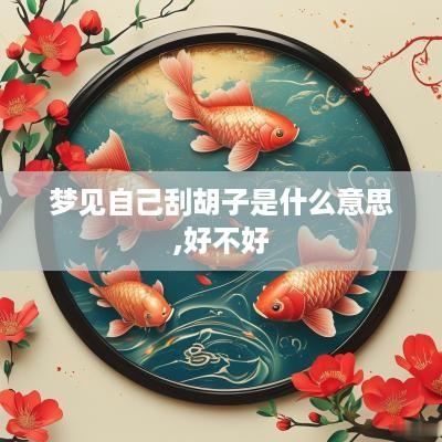 梦见自己刮胡子是什么意思,好不好