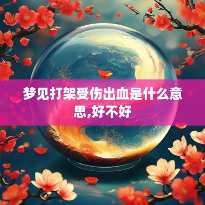 梦见打架受伤出血是什么意思,好不好