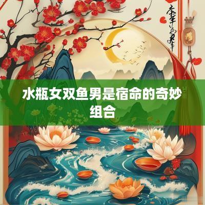 水瓶女双鱼男是宿命的奇妙组合