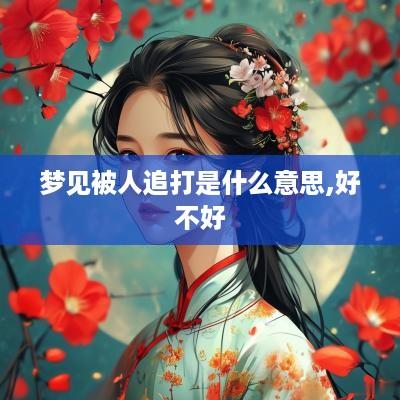 梦见被人追打是什么意思,好不好