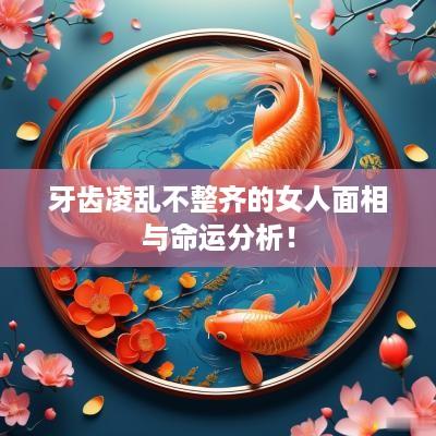 牙齿凌乱不整齐的女人面相与命运分析！