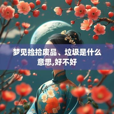 梦见捡拾废品、垃圾是什么意思,好不好