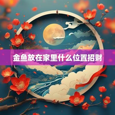 金鱼放在家里什么位置招财