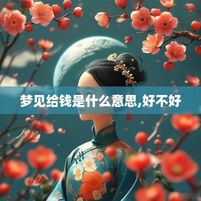 梦见给钱是什么意思,好不好