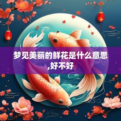 梦见美丽的鲜花是什么意思,好不好