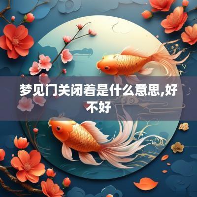 梦见门关闭着是什么意思,好不好