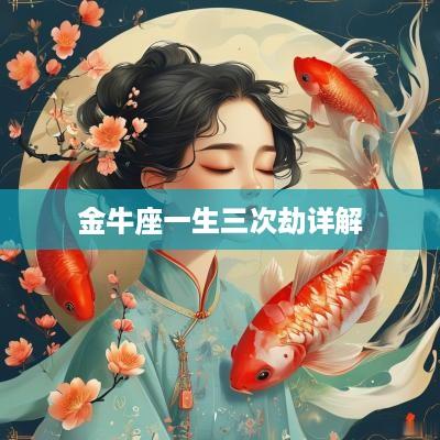 金牛座一生三次劫详解