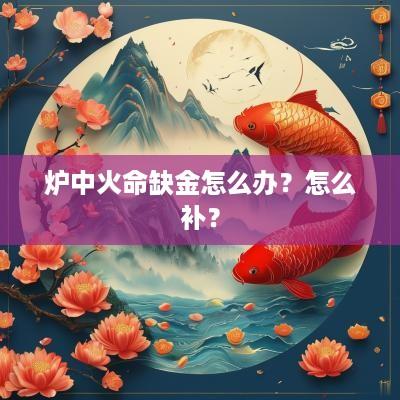 炉中火命缺金怎么办？怎么补？