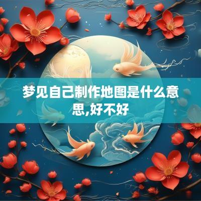 梦见自己制作地图是什么意思,好不好