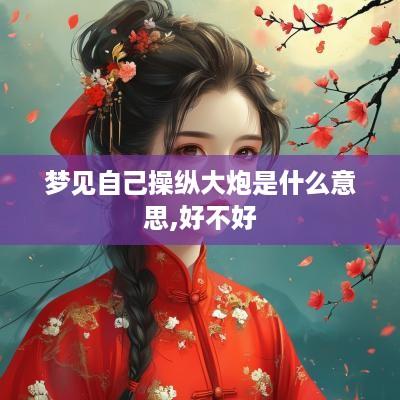 梦见自己操纵大炮是什么意思,好不好