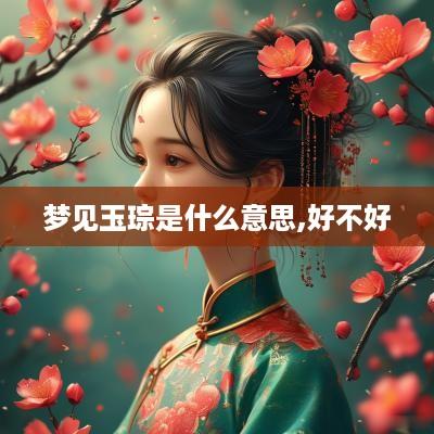 梦见玉琮是什么意思,好不好