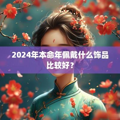 2025年本命年佩戴什么饰品比较好？