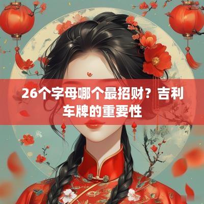 26个字母哪个最招财？吉利车牌的重要性