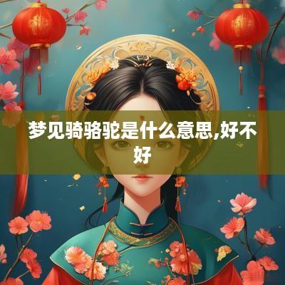 梦见骑骆驼是什么意思,好不好