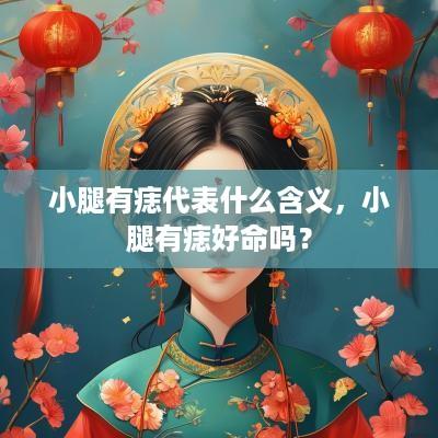 小腿有痣代表什么含义，小腿有痣好命吗？