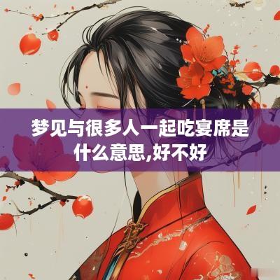 梦见与很多人一起吃宴席是什么意思,好不好