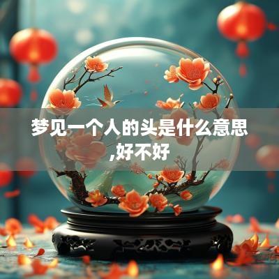 梦见一个人的头是什么意思,好不好