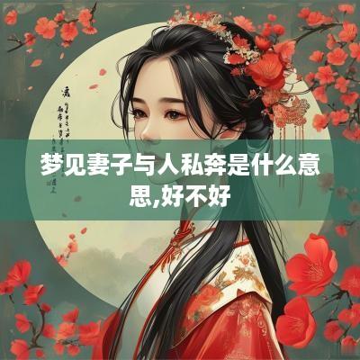 梦见妻子与人私奔是什么意思,好不好