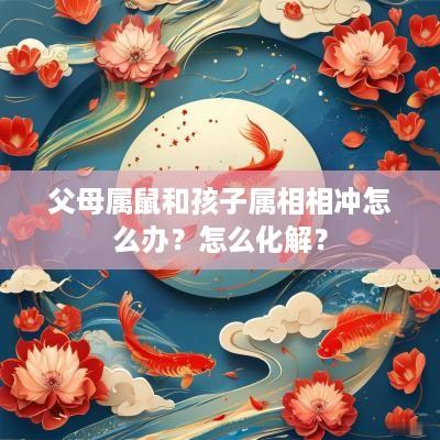 父母属鼠和孩子属相相冲怎么办？怎么化解？