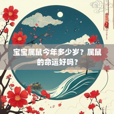 宝宝属鼠今年多少岁？属鼠的命运好吗？