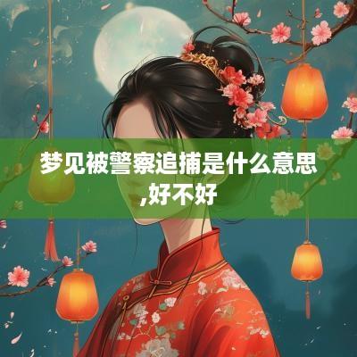 梦见被警察追捕是什么意思,好不好