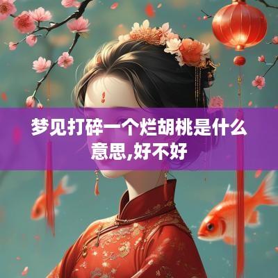 梦见打碎一个烂胡桃是什么意思,好不好