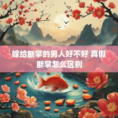 嫁给断掌的男人好不好 真假断掌怎么区别