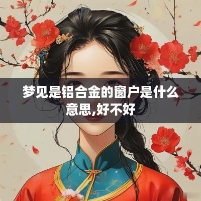 梦见是铝合金的窗户是什么意思,好不好