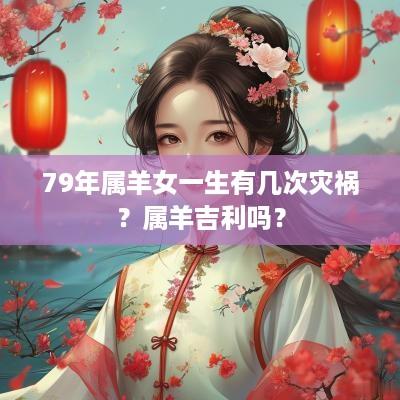 79年属羊女一生有几次灾祸？属羊吉利吗？