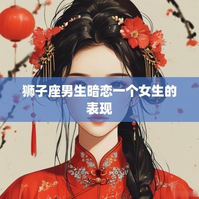 狮子座男生暗恋一个女生的表现
