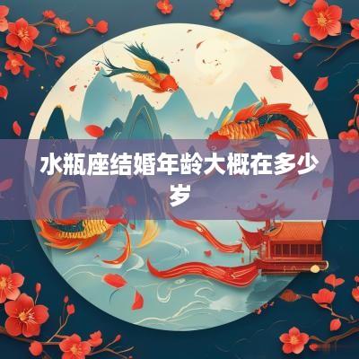 水瓶座结婚年龄大概在多少岁