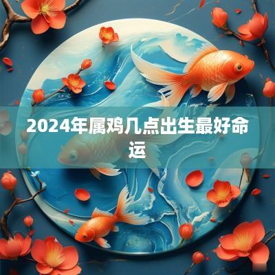2025年属鸡几点出生最好命运