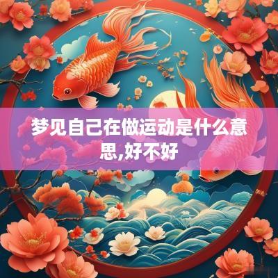 梦见自己在做运动是什么意思,好不好
