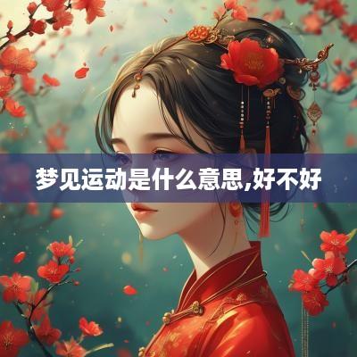 梦见运动是什么意思,好不好