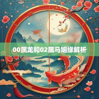 00属龙和02属马姻缘解析