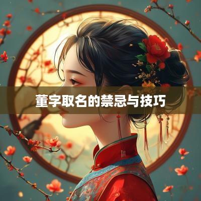 董字取名的禁忌与技巧