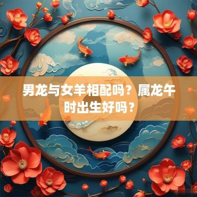 男龙与女羊相配吗？属龙午时出生好吗？