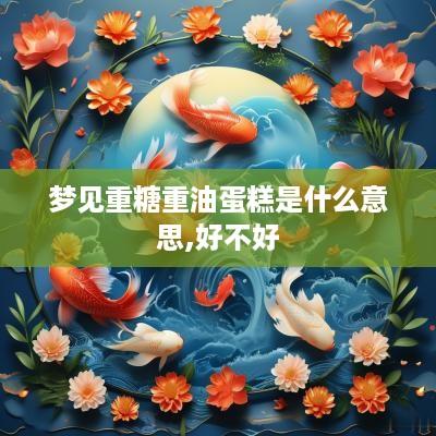 梦见重糖重油蛋糕是什么意思,好不好