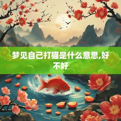 梦见自己打猫是什么意思,好不好