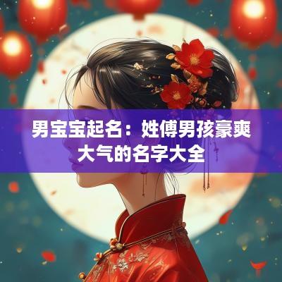 男宝宝起名：姓傅男孩豪爽大气的名字大全