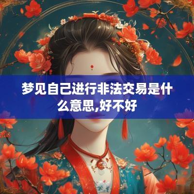 梦见自己进行非法交易是什么意思,好不好