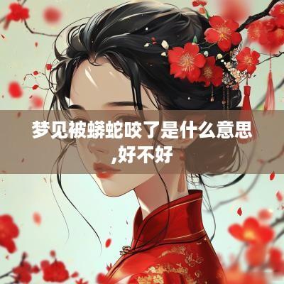 梦见被蟒蛇咬了是什么意思,好不好