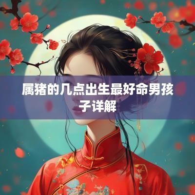 属猪的几点出生最好命男孩子详解