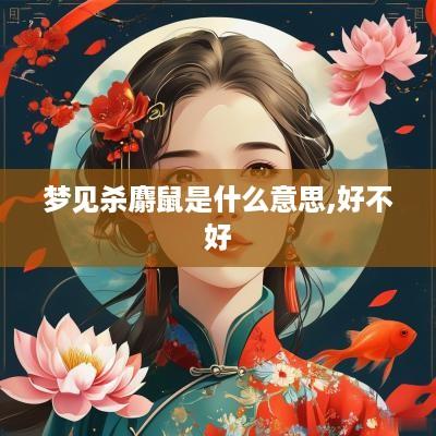 梦见杀麝鼠是什么意思,好不好
